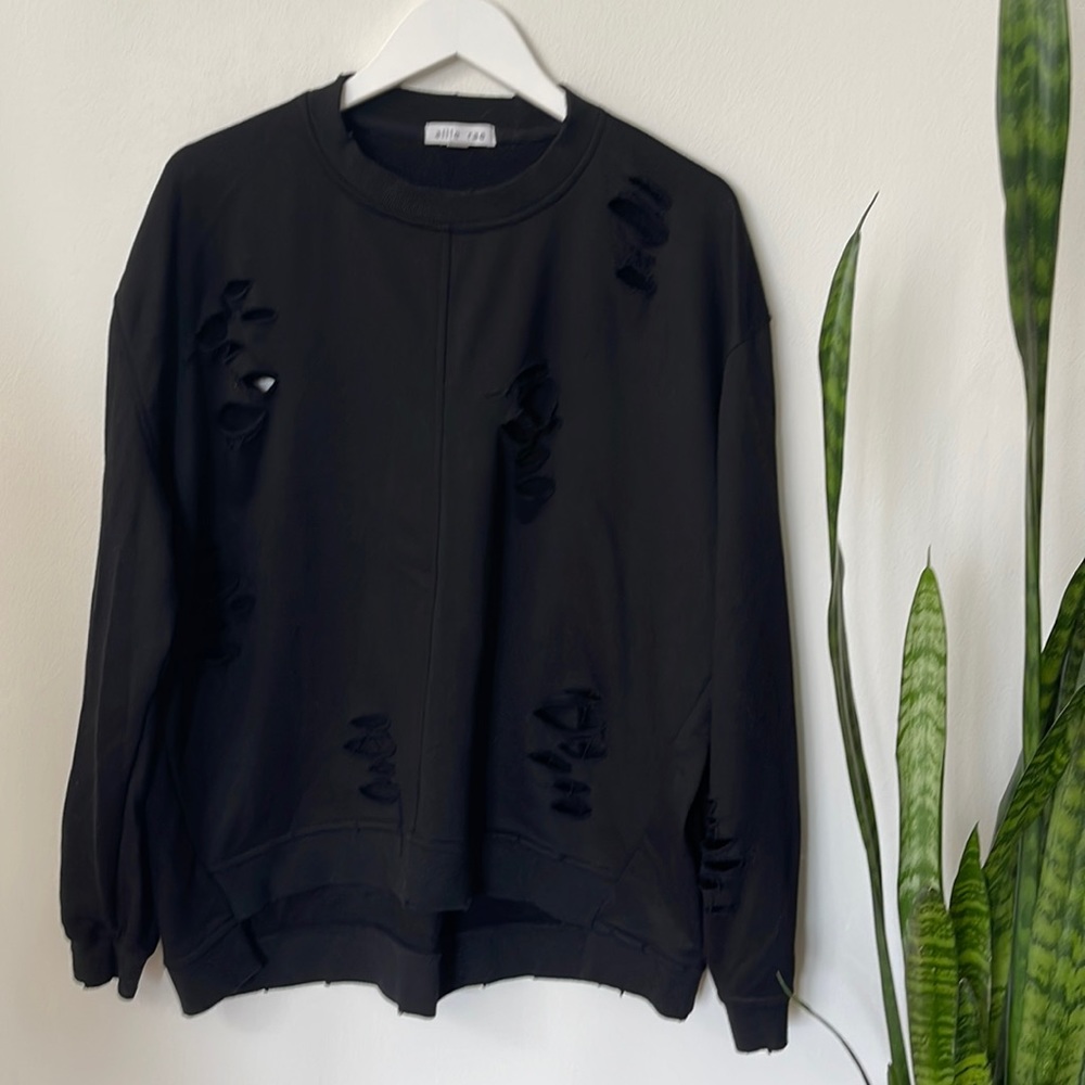NWOT Boutique distressed sweater